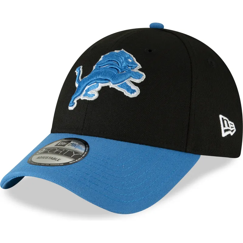 petten-gebogen-zwart-verstelbaar-9forty-the-league-van-detroit-lions-nfl-van-new-era