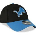 petten-gebogen-zwart-verstelbaar-9forty-the-league-van-detroit-lions-nfl-van-new-era
