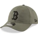 petten-gebogen-groen-verstelbaar-9twenty-nylon-packable-van-boston-red-sox-mlb-van-new-era