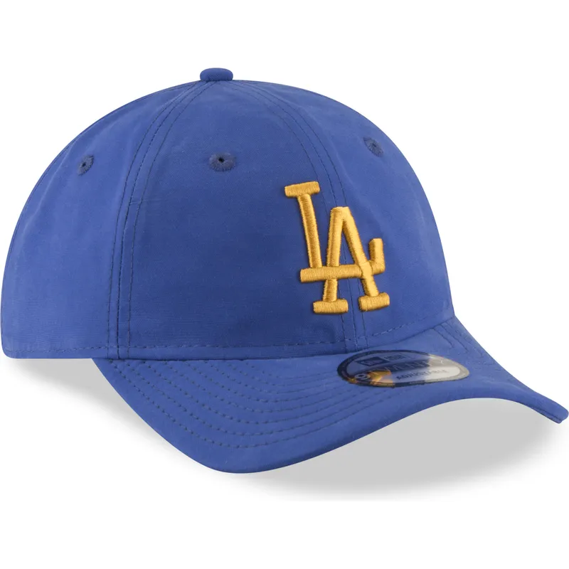 petten-gebogen-blauw-verstelbaar-dorado-9twenty-nylon-packable-van-los-angeles-dodgers-mlb-van-new-era