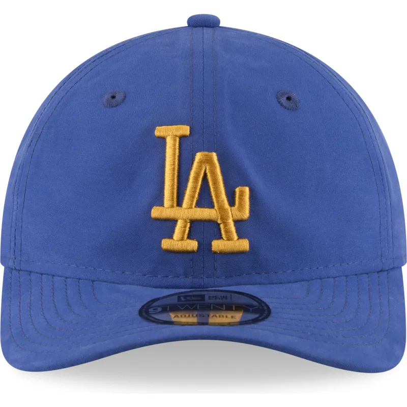 petten-gebogen-blauw-verstelbaar-dorado-9twenty-nylon-packable-van-los-angeles-dodgers-mlb-van-new-era