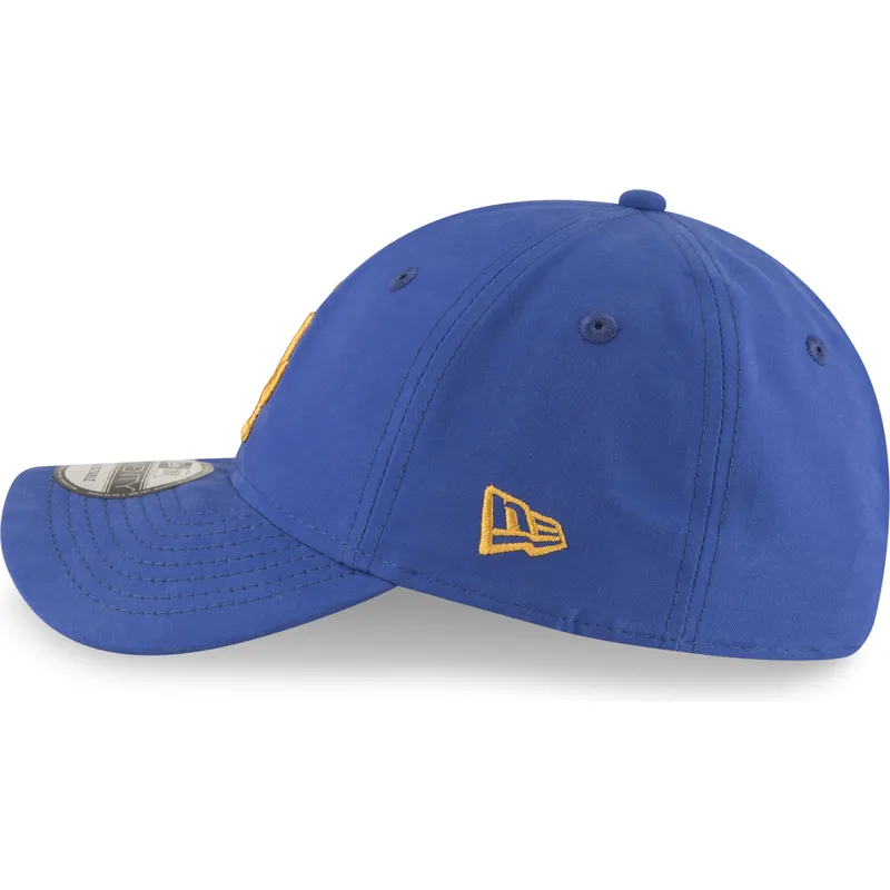 petten-gebogen-blauw-verstelbaar-dorado-9twenty-nylon-packable-van-los-angeles-dodgers-mlb-van-new-era