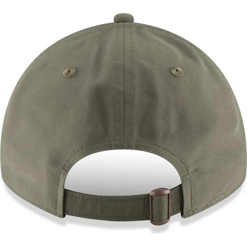 petten-gebogen-groen-verstelbaar-9twenty-nylon-packable-van-new-york-yankees-mlb-van-new-era