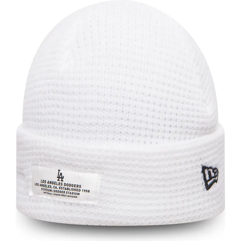 mutsen-wit-cuff-knit-mono-script-patch-van-los-angeles-dodgers-mlb-van-new-era mutsen-wit-cuff-knit-mono-script-patch-van-los-angeles-dodgers-mlb-van-new-era