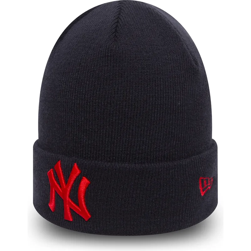 mutsen-marineblauw-cuff-knit-league-essential-van-new-york-yankees-mlb-van-new-era