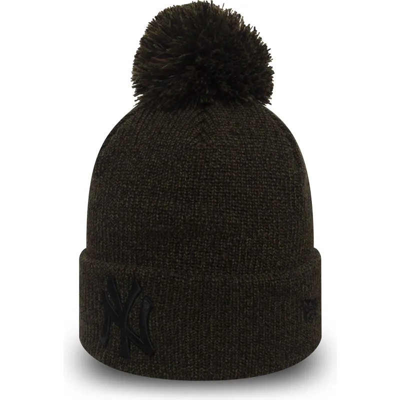 mutsen-pompon-zwart-cuff-knit-marl-bobble-van-new-york-yankees-mlb-van-new-era mutsen-pompon-zwart-cuff-knit-marl-bobble-van-new-york-yankees-mlb-van-new-era