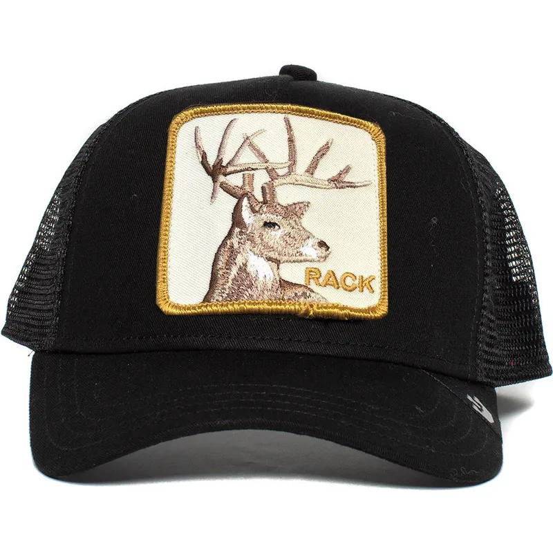 petten-gebogen-zwart-snapback-rack-it-the-farm-van-goorin-bros