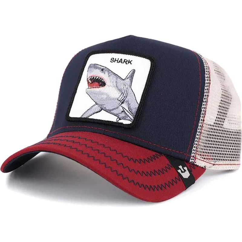 petten-gebogen-marineblauw-snapback-big-shark-the-farm-van-goorin-bros