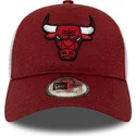 petten-gebogen-rood-verstelbaar-trucker-shadow-tech-a-frame-van-chicago-bulls-nba-van-new-era