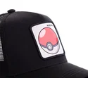 petten-gebogen-zwart-snapback-pok1-poke-ball-pokemon-van-capslab