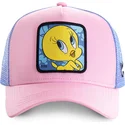 petten-gebogen-roze-snapback-twe1-tweety-looney-tunes-van-capslab