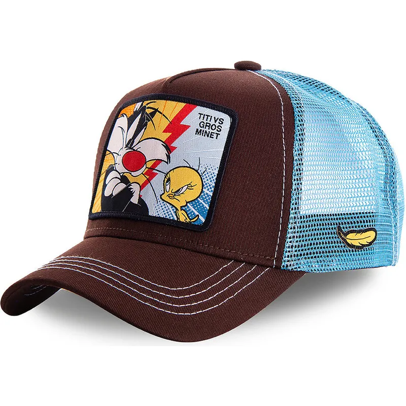 petten-gebogen-bruin-snapback-vs-tvg1-sylvester-en-tweety-looney-tunes-van-capslab