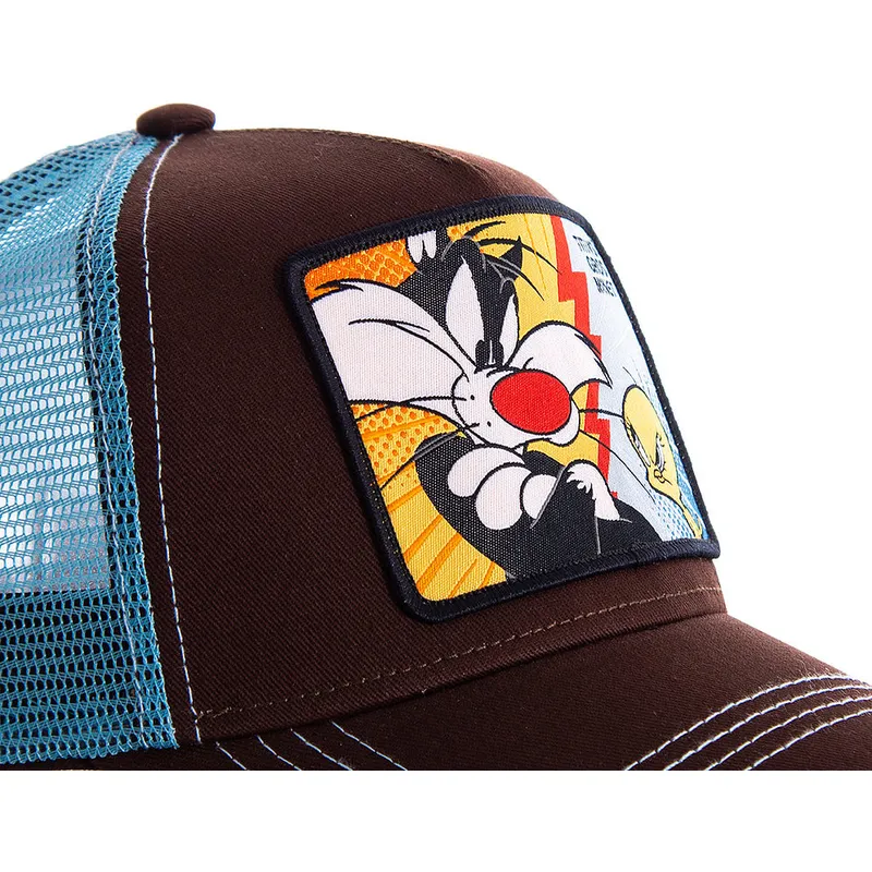 petten-gebogen-bruin-snapback-vs-tvg1-sylvester-en-tweety-looney-tunes-van-capslab