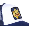 petten-gebogen-blauw-snapback-8-pikachu-pokemon-van-capslab