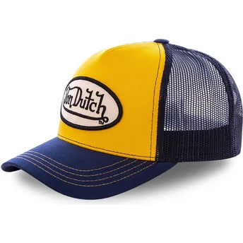 Petten gebogen oranje snapback COL ORA van Von Dutch