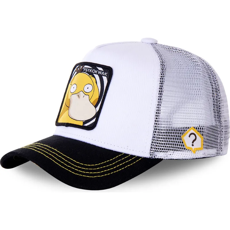 petten-gebogen-wit-snapback-psy3-psyduck-pokemon-van-capslab petten-gebogen-wit-snapback-psy3-psyduck-pokemon-van-capslab