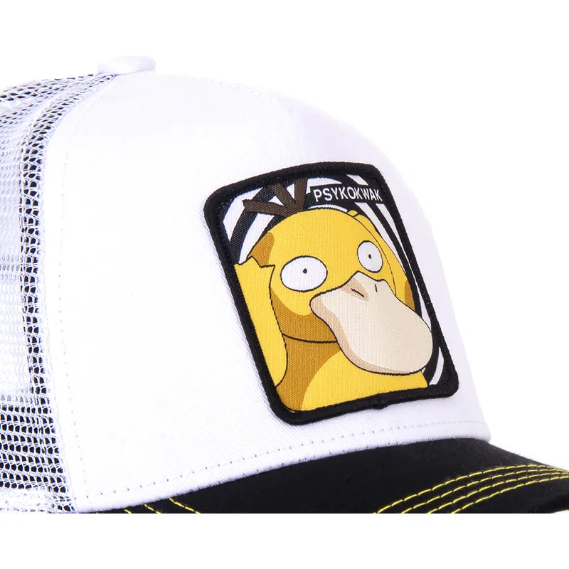 petten-gebogen-wit-snapback-psy3-psyduck-pokemon-van-capslab petten-gebogen-wit-snapback-psy3-psyduck-pokemon-van-capslab