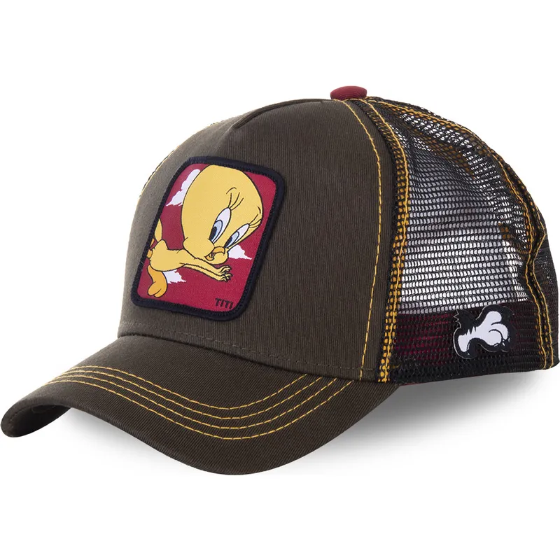 petten-gebogen-groen-snapback-tit2-tweety-looney-tunes-van-capslab