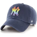 petten-gebogen-marineblauw-verstelbaar-van-new-york-yankees-mlb-van-47-brand