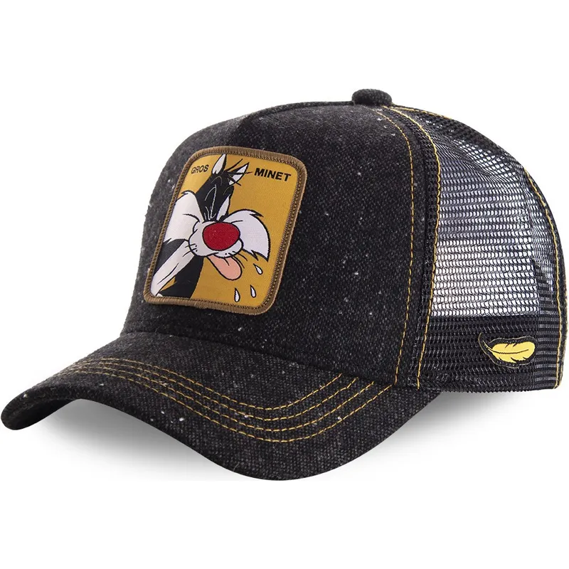 petten-gebogen-zwart-snapback-loomin1-sylvester-looney-tunes-van-capslab