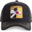 petten-gebogen-zwart-snapback-loomin1-sylvester-looney-tunes-van-capslab