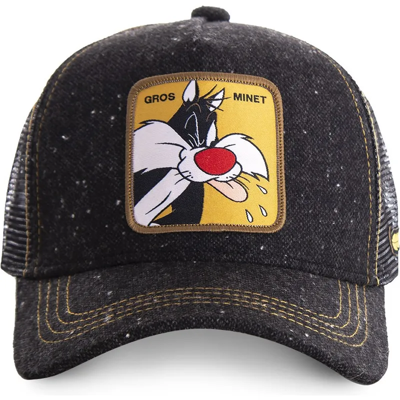 petten-gebogen-zwart-snapback-loomin1-sylvester-looney-tunes-van-capslab