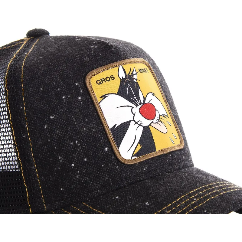 petten-gebogen-zwart-snapback-loomin1-sylvester-looney-tunes-van-capslab