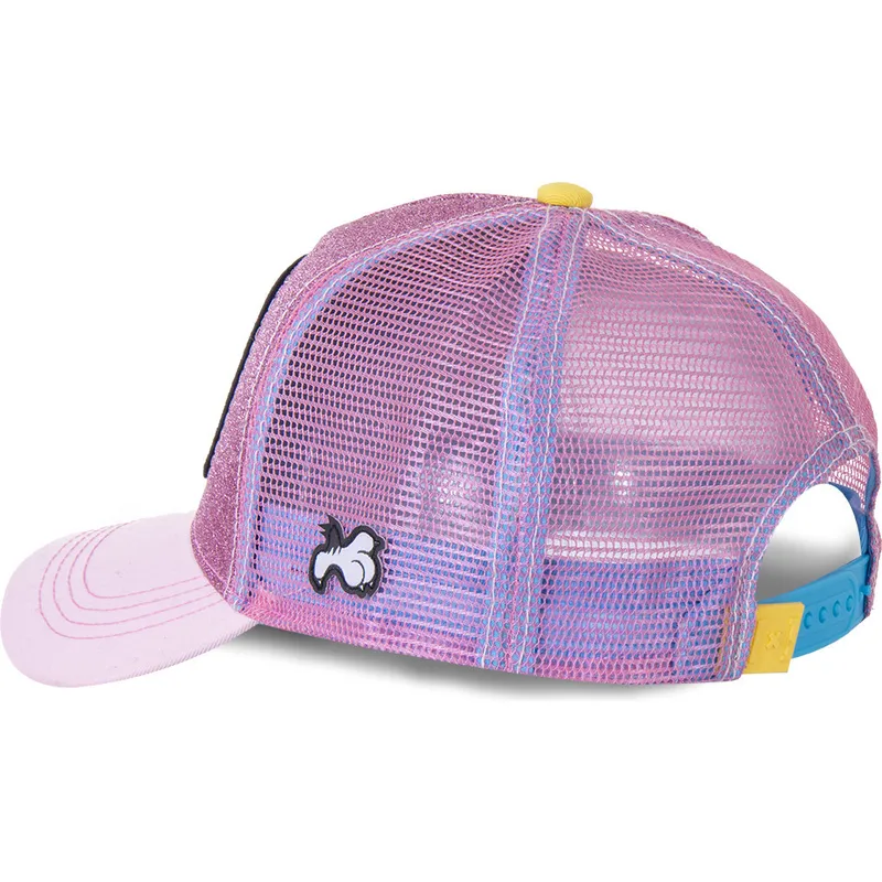 petten-gebogen-roze-snapback-purpurina-twe4-tweety-looney-tunes-van-capslab petten-gebogen-roze-snapback-purpurina-twe4-tweety-looney-tunes-van-capslab