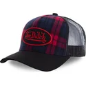 petten-gebogen-zwart-snapback-estampado-cuadros-carb2-van-von-dutch