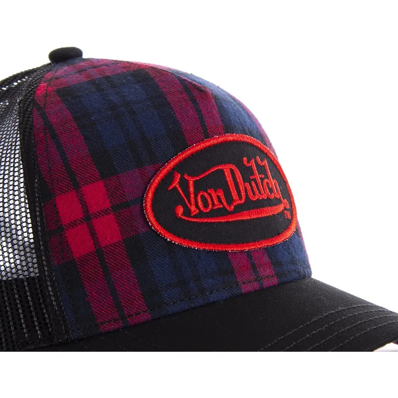 petten-gebogen-zwart-snapback-estampado-cuadros-carb2-van-von-dutch petten-gebogen-zwart-snapback-estampado-cuadros-carb2-van-von-dutch