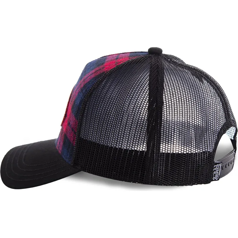 petten-gebogen-zwart-snapback-estampado-cuadros-carb2-van-von-dutch petten-gebogen-zwart-snapback-estampado-cuadros-carb2-van-von-dutch