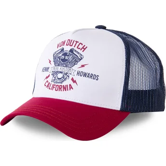 Petten gebogen wit snapback MOTBLU van Von Dutch