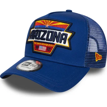 petten-gebogen-blauw-snapback-a-frame-usa-patch-arizona-van-new-era