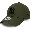 petten-gebogen-groen-verstelbaar-9forty-league-essential-van-new-york-yankees-mlb-van-new-era