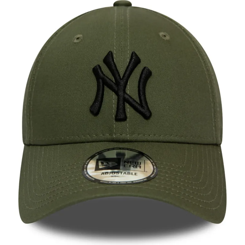 petten-gebogen-groen-verstelbaar-9forty-league-essential-van-new-york-yankees-mlb-van-new-era
