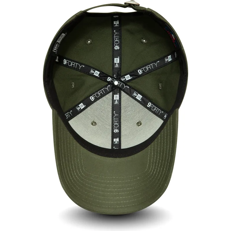 petten-gebogen-groen-verstelbaar-9forty-league-essential-van-new-york-yankees-mlb-van-new-era