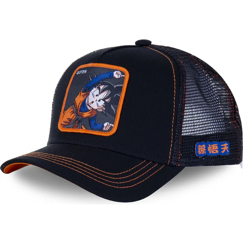 petten-gebogen-zwart-snapback-fusion-gtn2-goten-dragon-ball-van-capslab