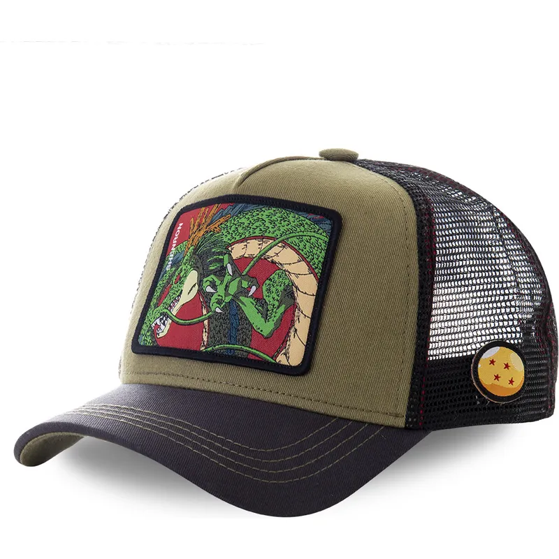 petten-gebogen-bruin-snapback-ron1-shenron-dragon-ball-van-capslab