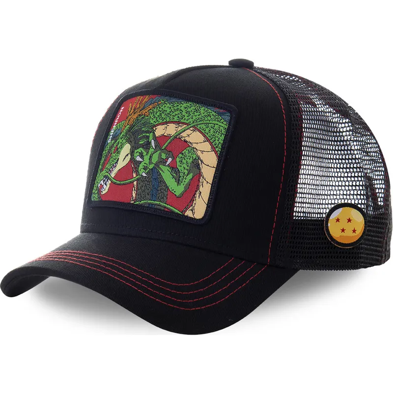petten-gebogen-zwart-snapback-ron3-shenron-dragon-ball-van-capslab