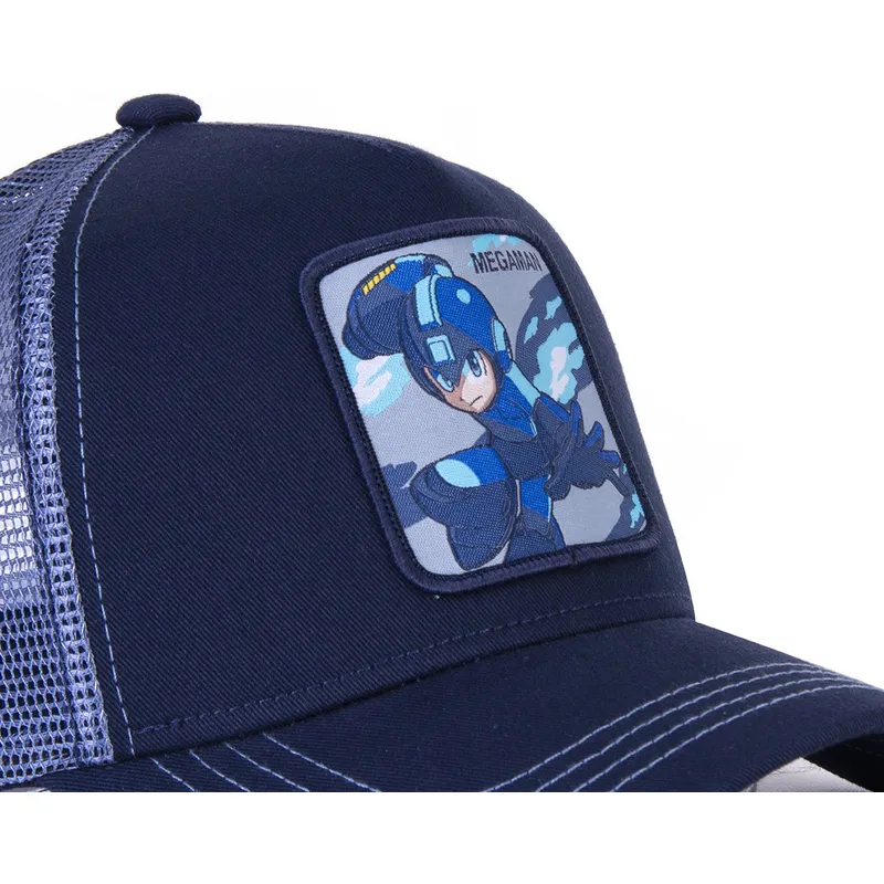 petten-gebogen-blauw-snapback-her3-mega-man-van-capslab