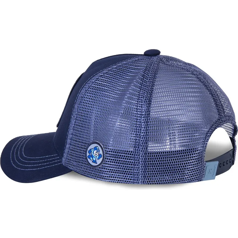 petten-gebogen-blauw-snapback-her3-mega-man-van-capslab
