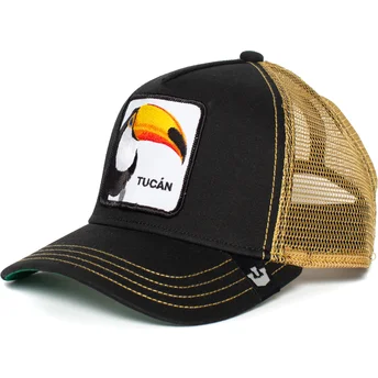 petten-gebogen-zwart-snapback-tucan-the-farm-van-goorin-bros