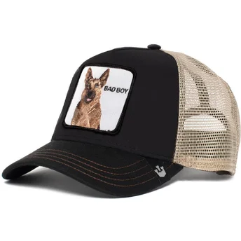 petten-gebogen-zwart-snapback-bouncer-the-farm-van-goorin-bros