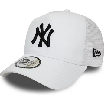 Petten gebogen wit snapback Essential A Frame van New York Yankees MLB van New Era