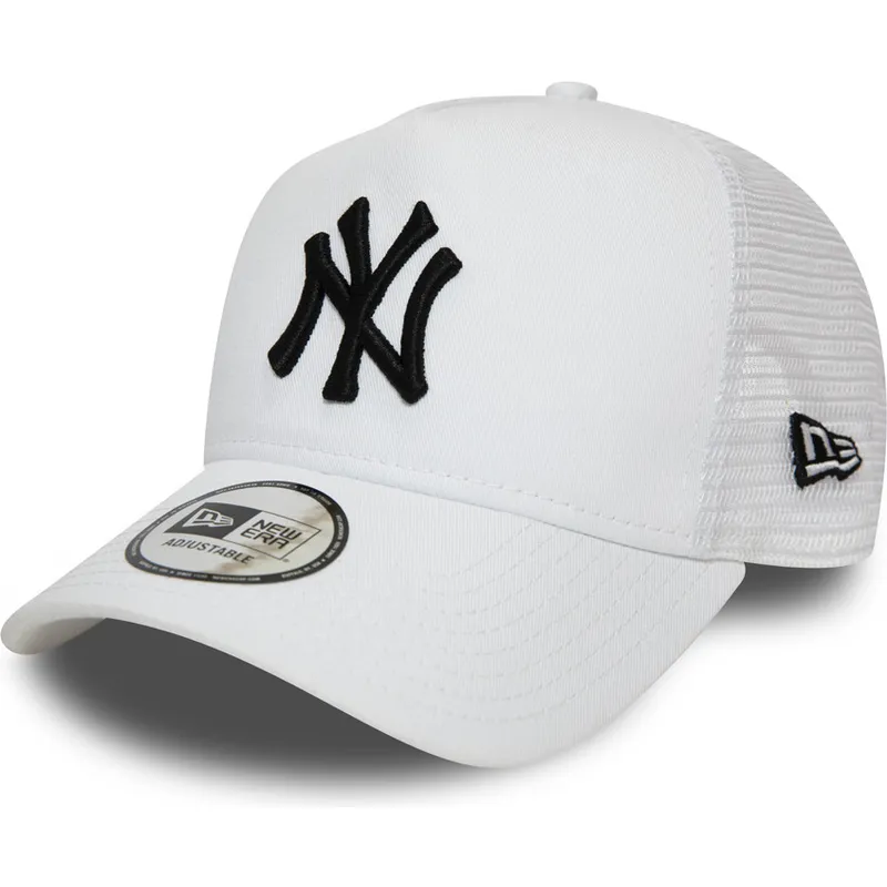 petten-gebogen-wit-snapback-essential-a-frame-van-new-york-yankees-mlb-van-new-era