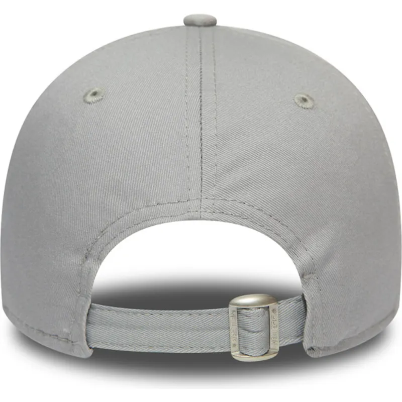 petten-gebogen-grijs-verstelbaar-9forty-essential-van-los-angeles-dodgers-mlb-van-new-era