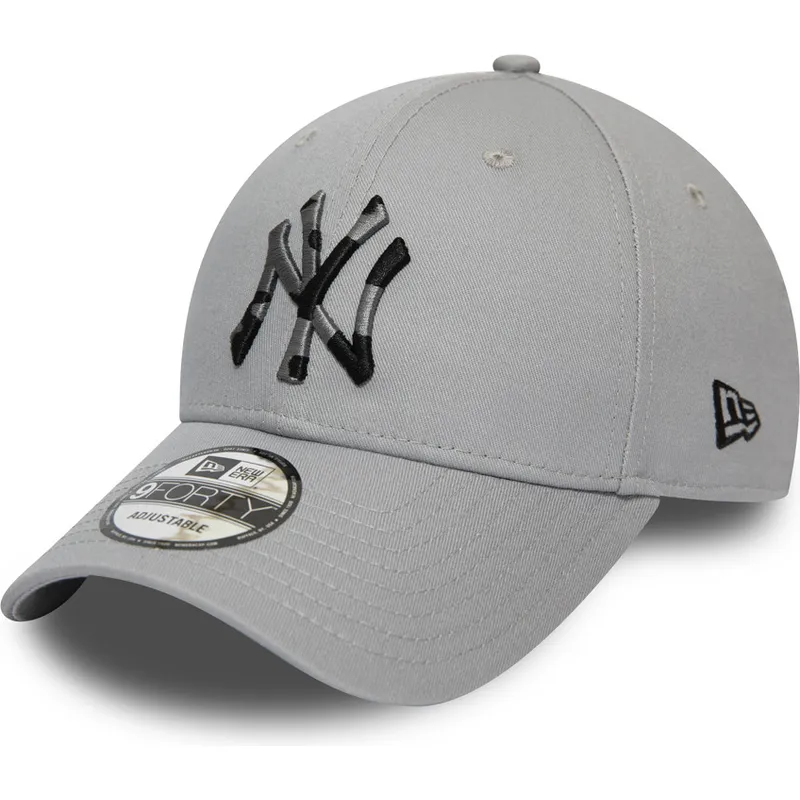 petten-gebogen-grijs-verstelbaar-9forty-camo-infill-van-new-york-yankees-mlb-van-new-era
