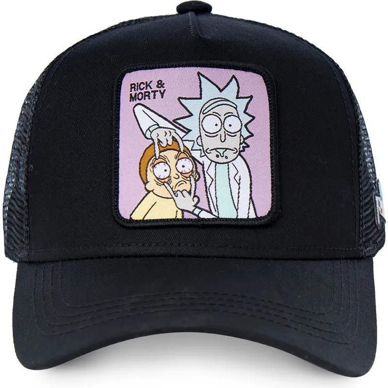 petten-gebogen-zwart-snapback-loo1-rick-en-morty-van-capslab