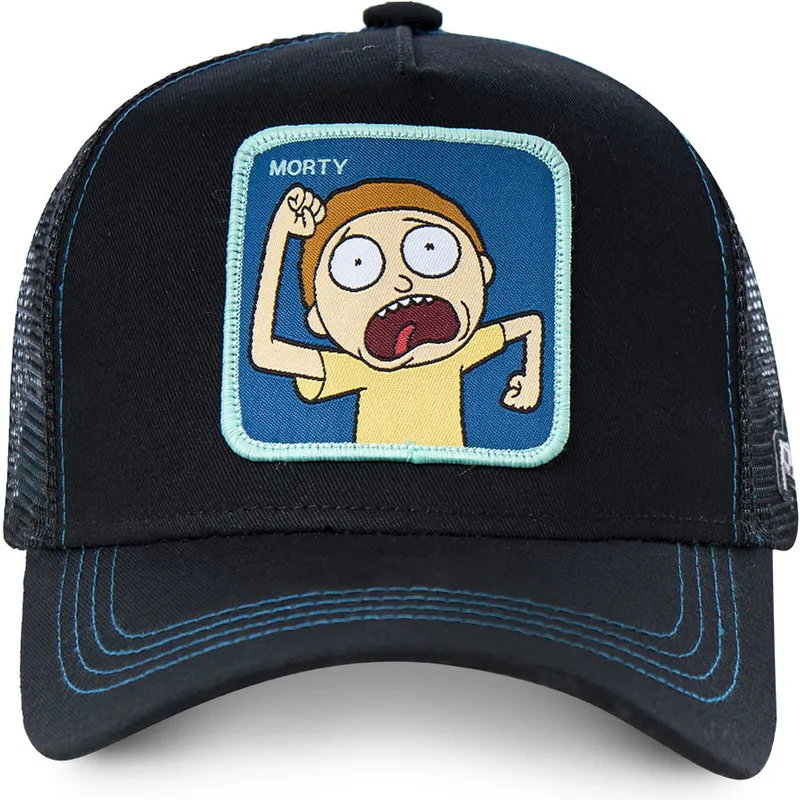 petten-gebogen-zwart-snapback-mor1-morty-smith-rick-en-morty-van-capslab