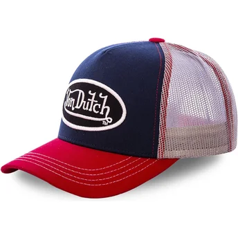 Petten gebogen marineblauw snapback COL MAR van Von Dutch